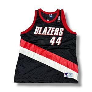 Vintage 90s Champion Portland Trail Blazers Brian Grant NBA Basketball Jersey XL
